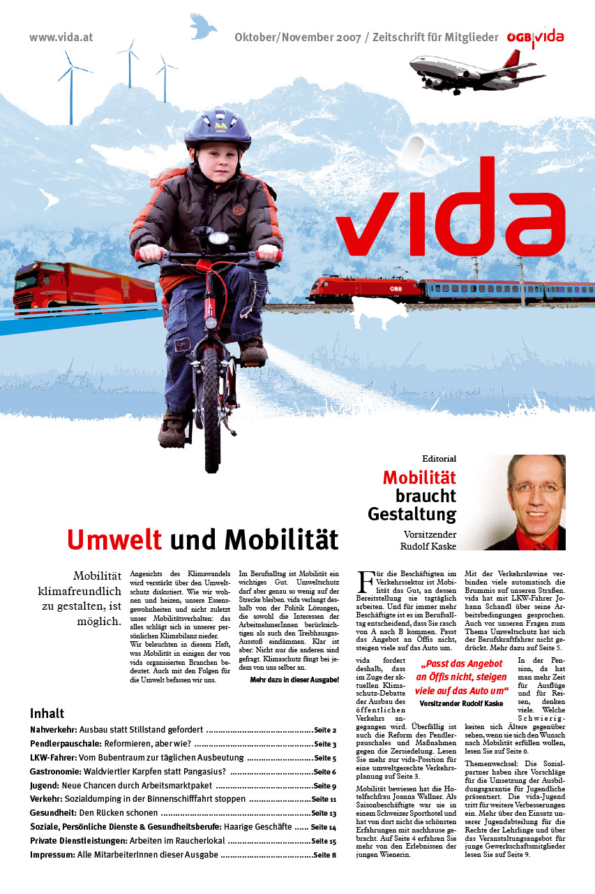 vida Magazin 6/2007 - Umwelt und Mobilität