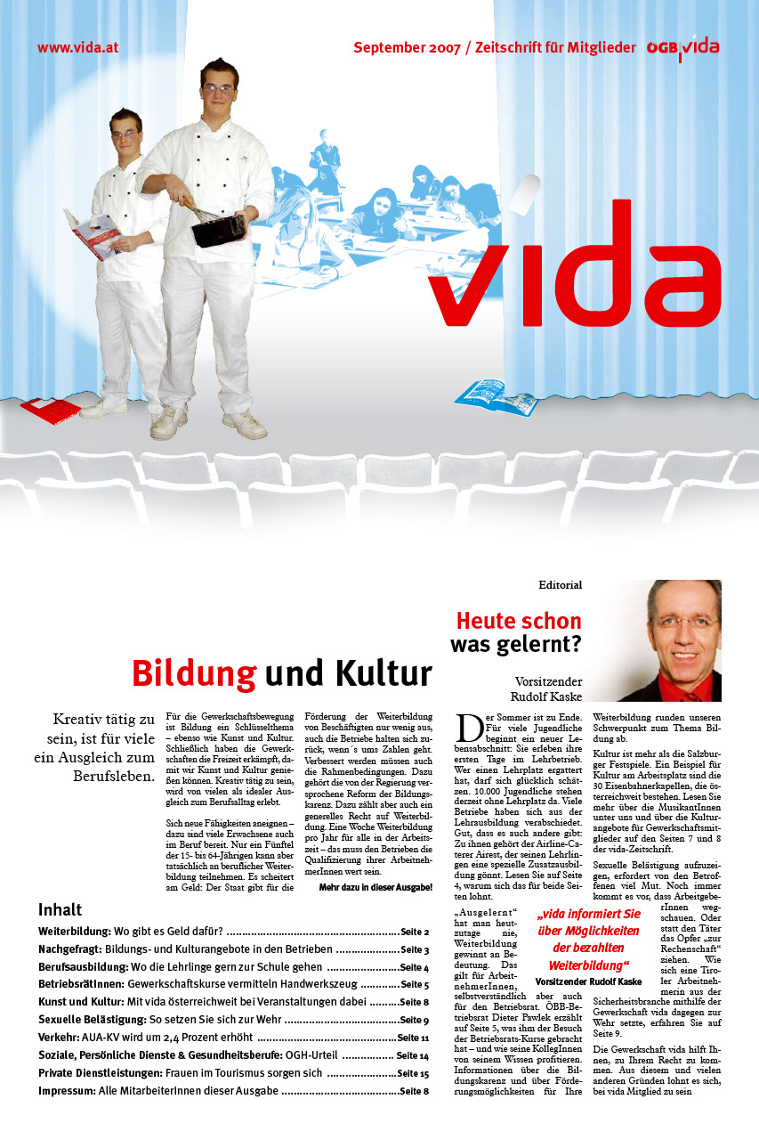 vida Magazin 5/2007 - Bildung und Kultur