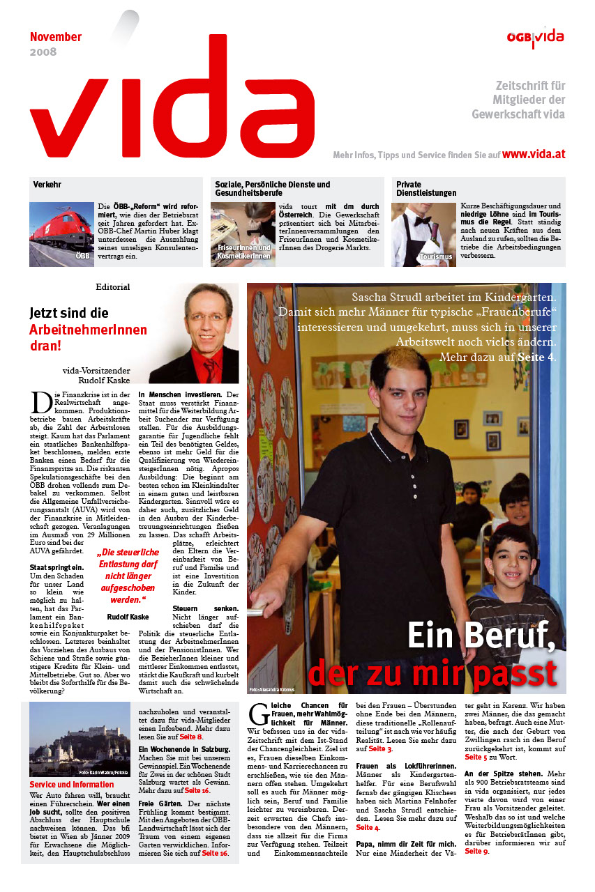 vida Magazin 7/2008 - Chancengleichheit