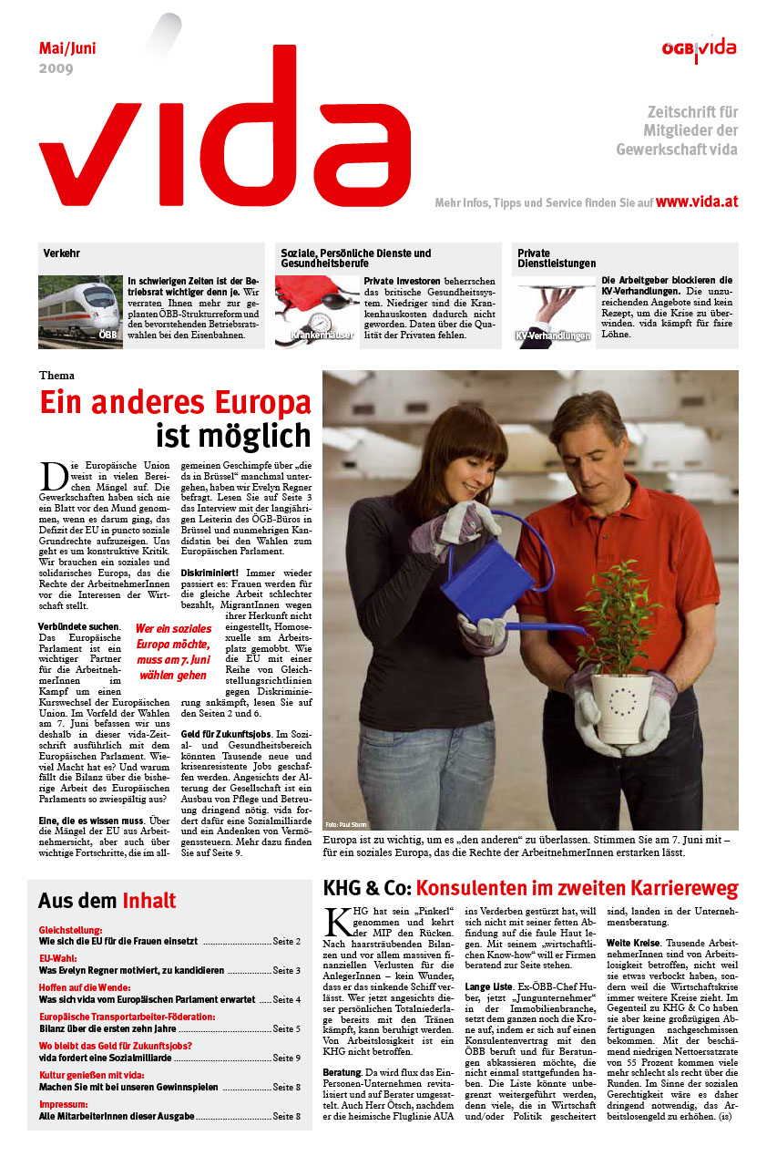 vida Magazin 2/2009 - Mitbestimmen im Betrieb