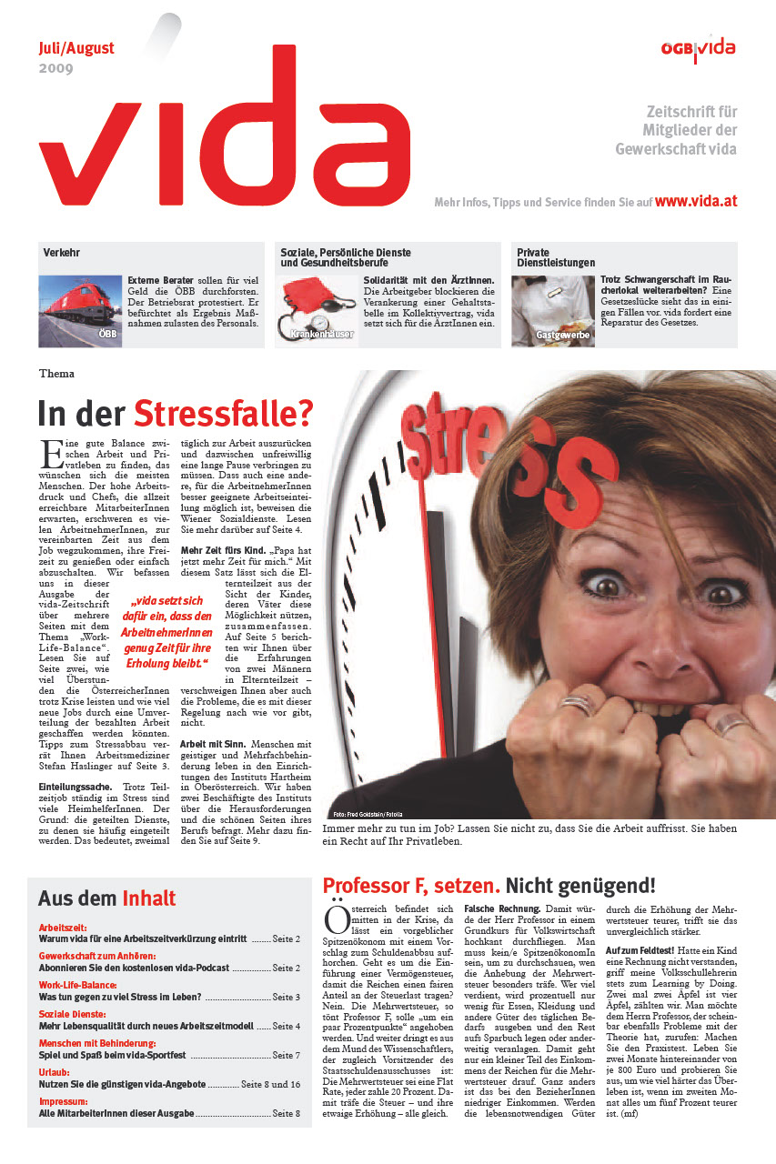 vida Magazin 3/2009 - Ein anderes Europa ist möglich!