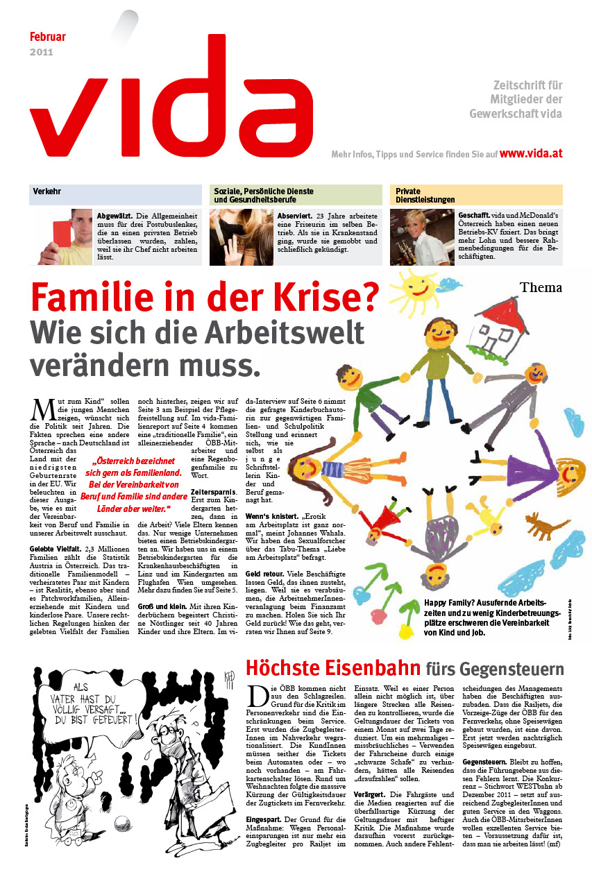 vida Magazin 1/2011 - Familienwelt in der Krise?