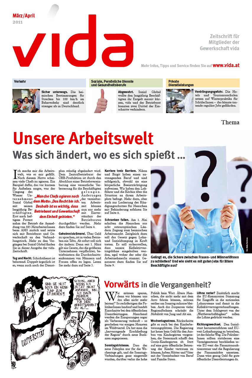 vida Magazin 2/2011 - Unsere Arbeitswelt