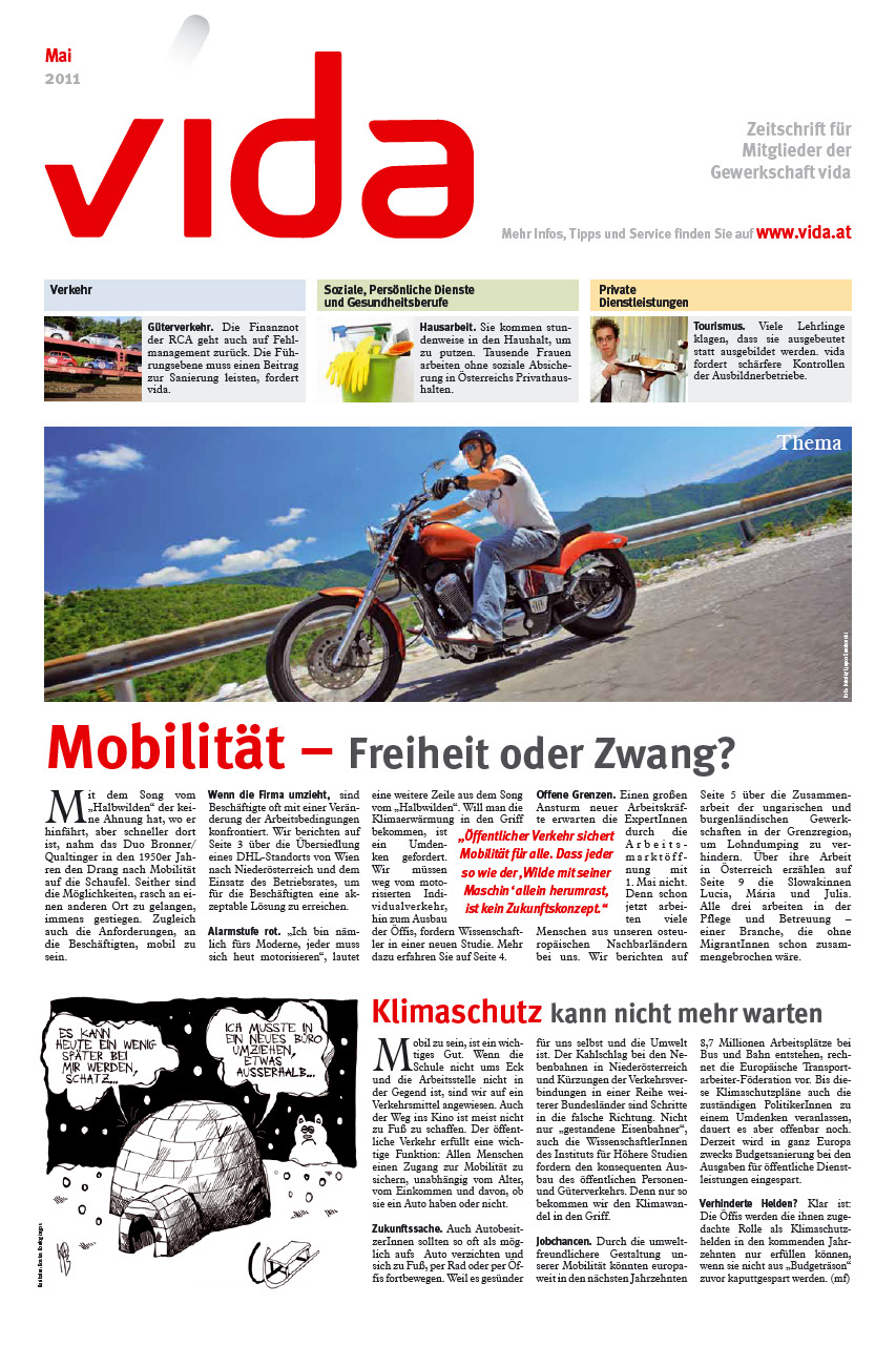 vida Magazin 3/2011 - Mobilität