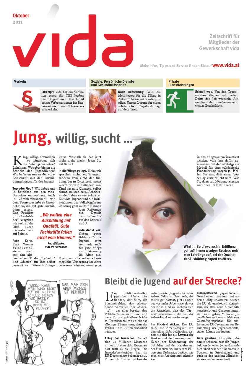 vida Magazin 6/2011 - Jung, willig, sucht...