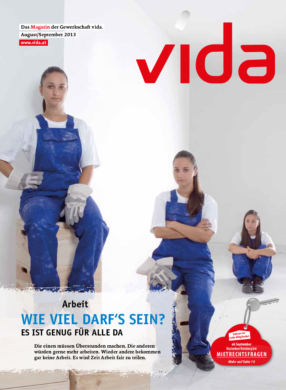 vida Magazin 4/2013 - Wie viel Arbeit darf´s sein?