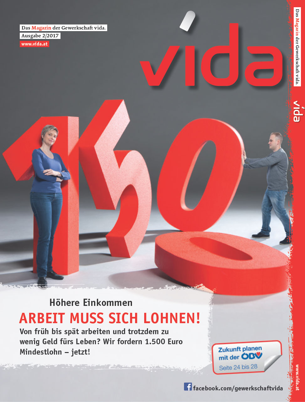 vida Magazin 2/2017 - 1.500 Euro Mindestlohn