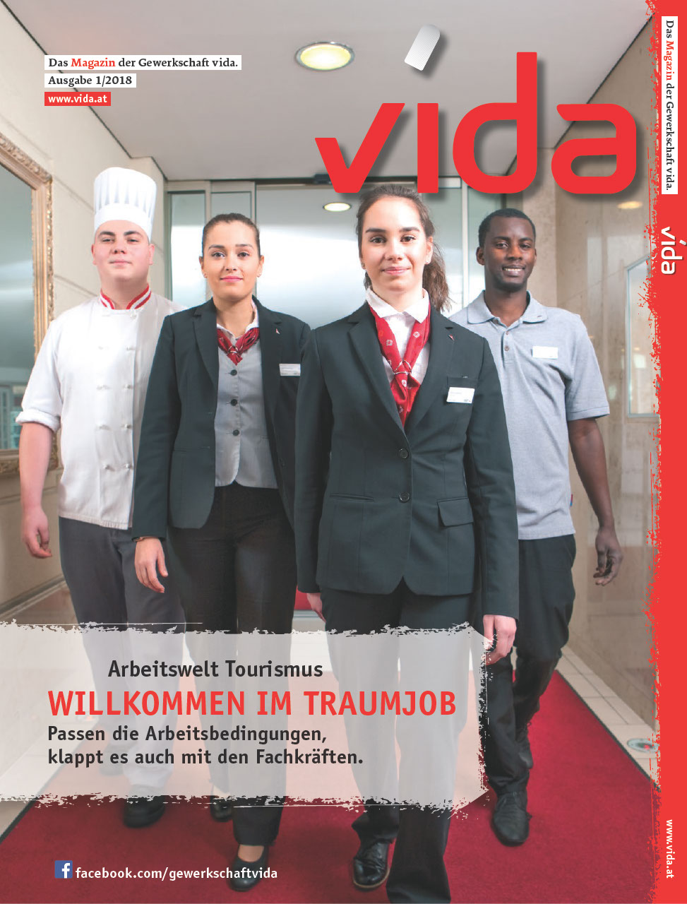 vida Magazin 1/2018 - Willkommen in der Arbeitswelt Tourismus