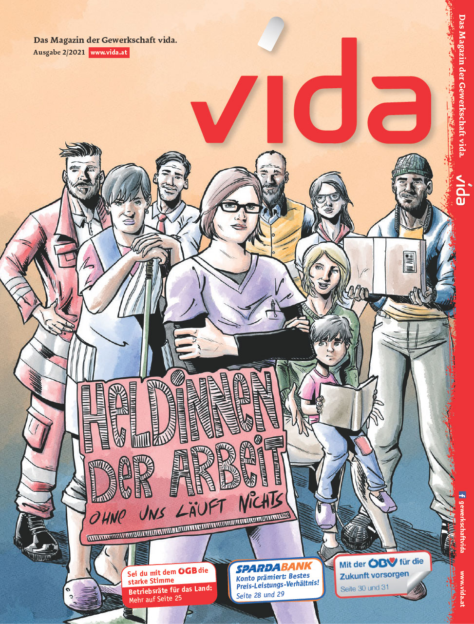 vida Magazin 2/2021 - Ohne unsere SystemerhalterInnen läuft nichts! 