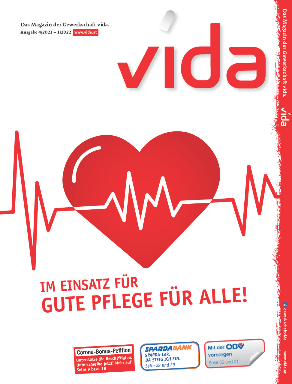 vida Magazin 4/2021 -  Gute Pflege für alle - JETZT!