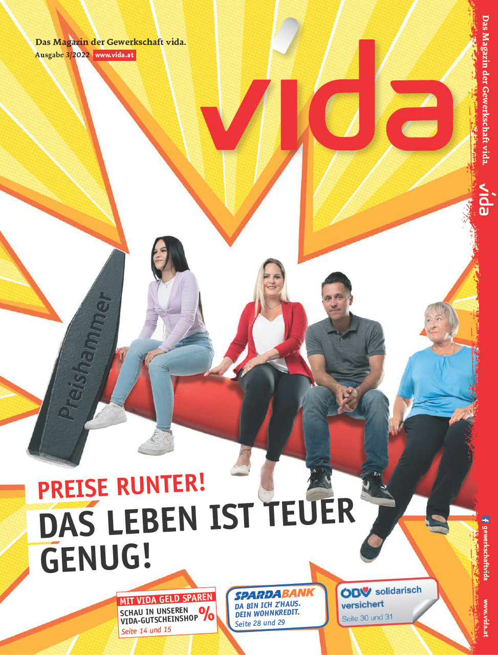 vida Magazin 3/2022 - Preise runter! Das Leben ist teuer - genug!